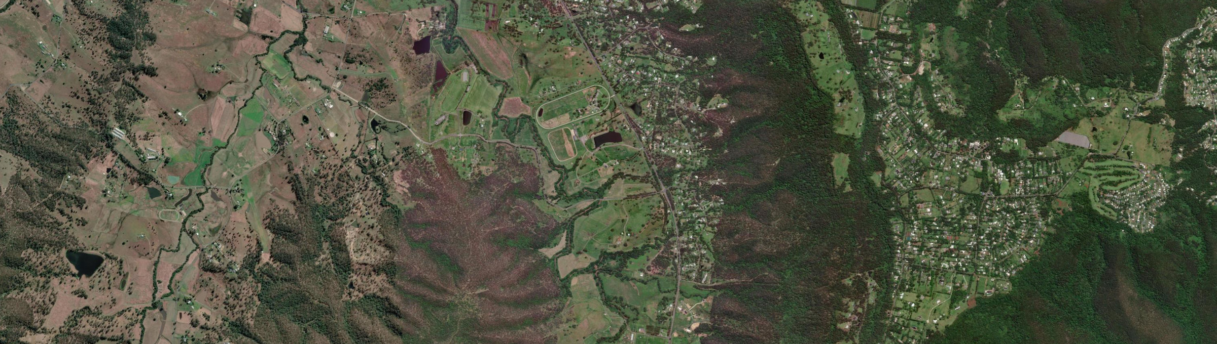 Aerial view of Wonglepong, QLD