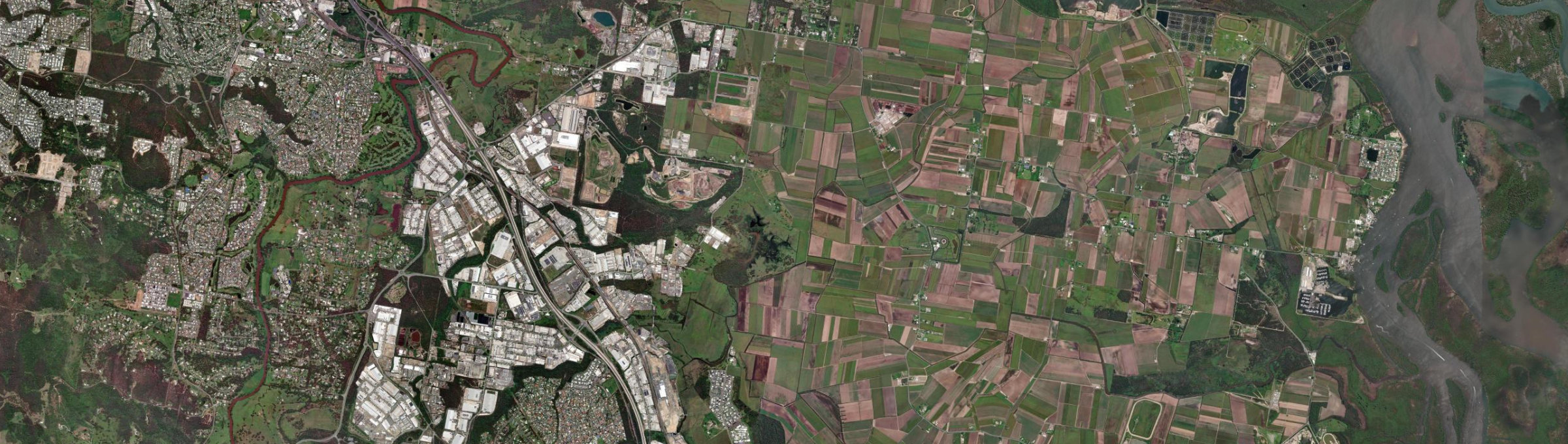 Aerial view of Gilberton (Gold Coast - Qld), QLD