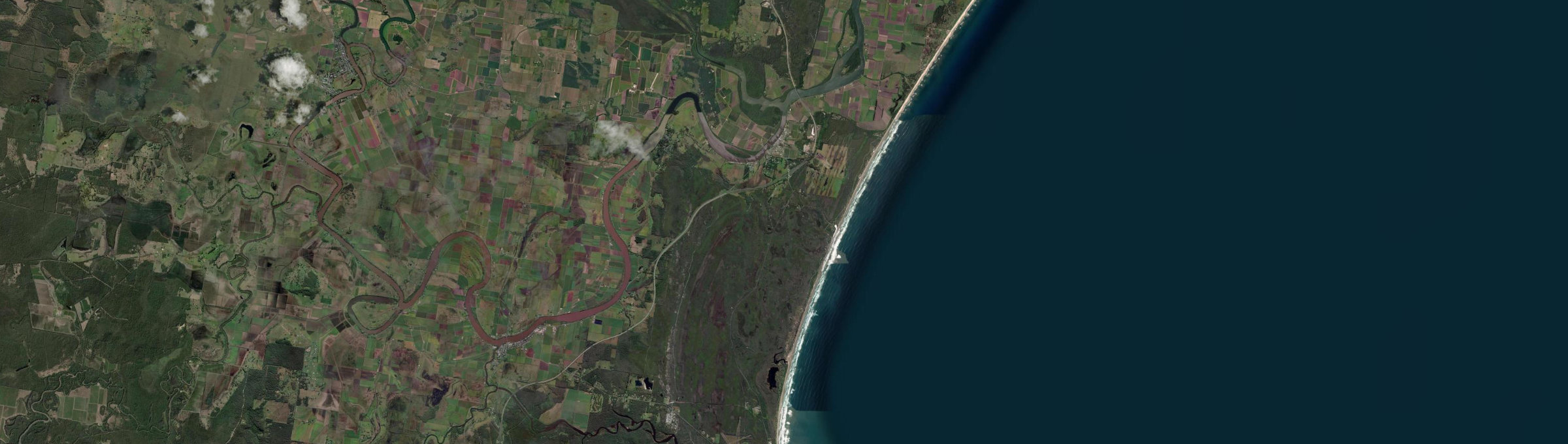 Aerial view of Broadwater (Richmond Valley - NSW), NSW