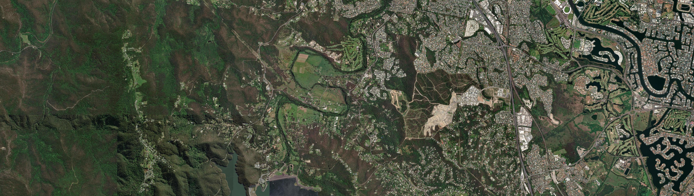 Aerial view of Gilston, QLD