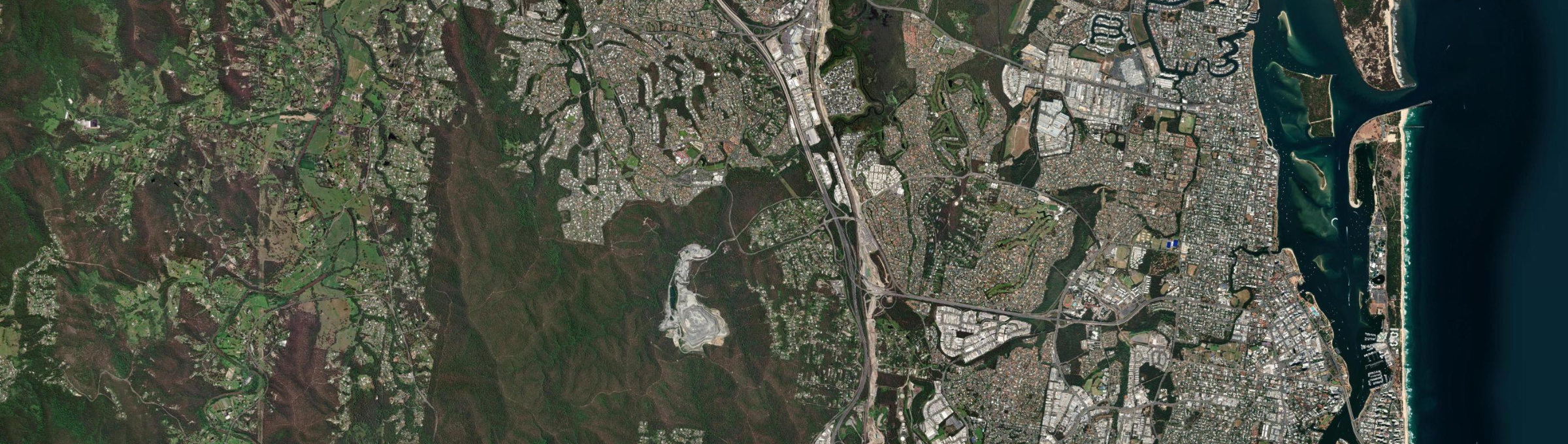 Aerial view of Gaven, QLD