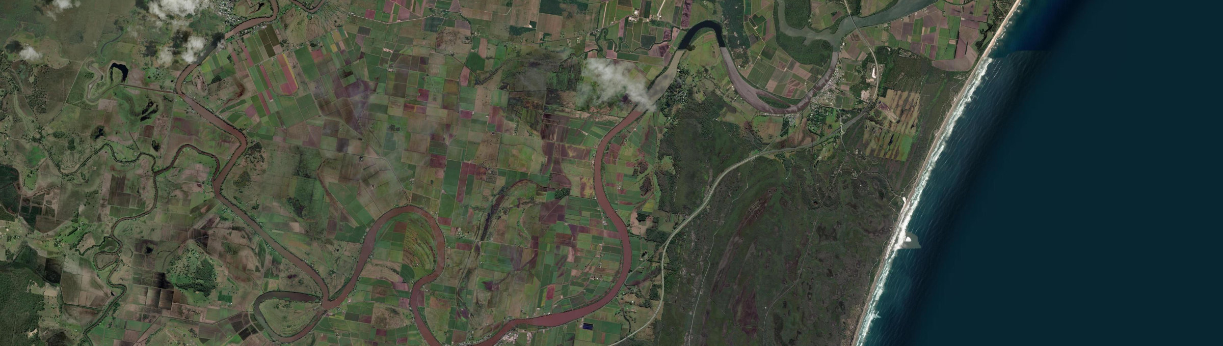 Aerial view of Kilgin, NSW
