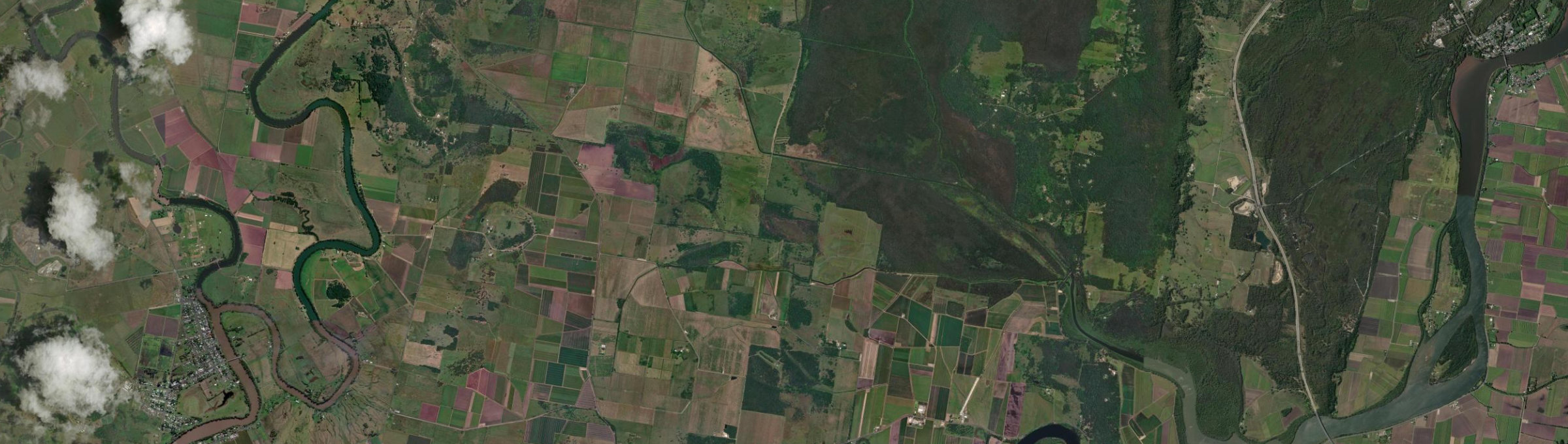 Aerial view of Green Forest, NSW