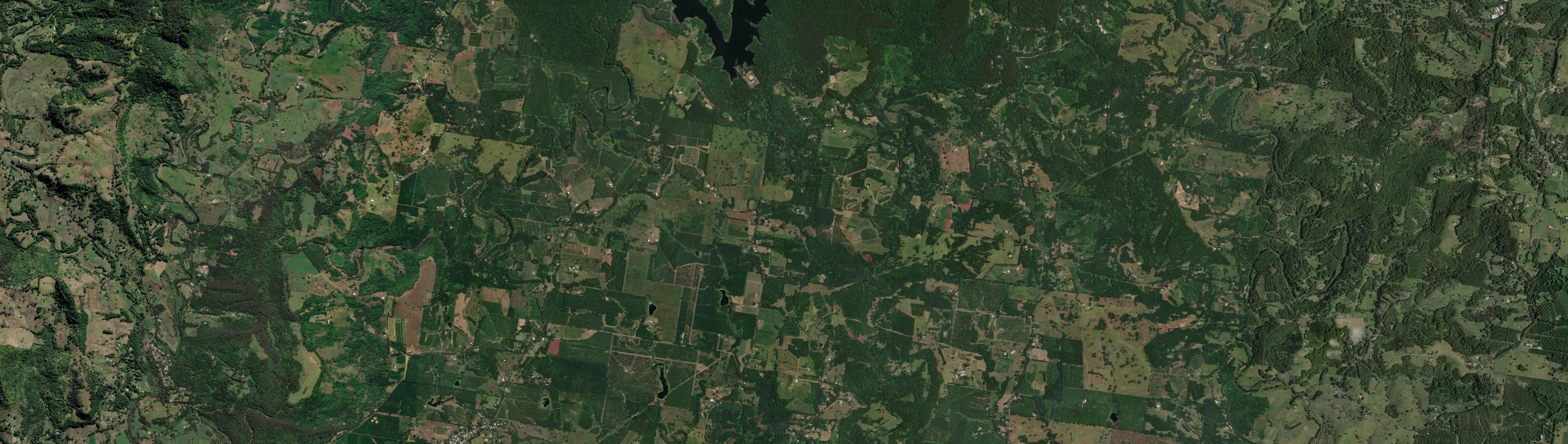 Aerial view of Dorroughby, NSW