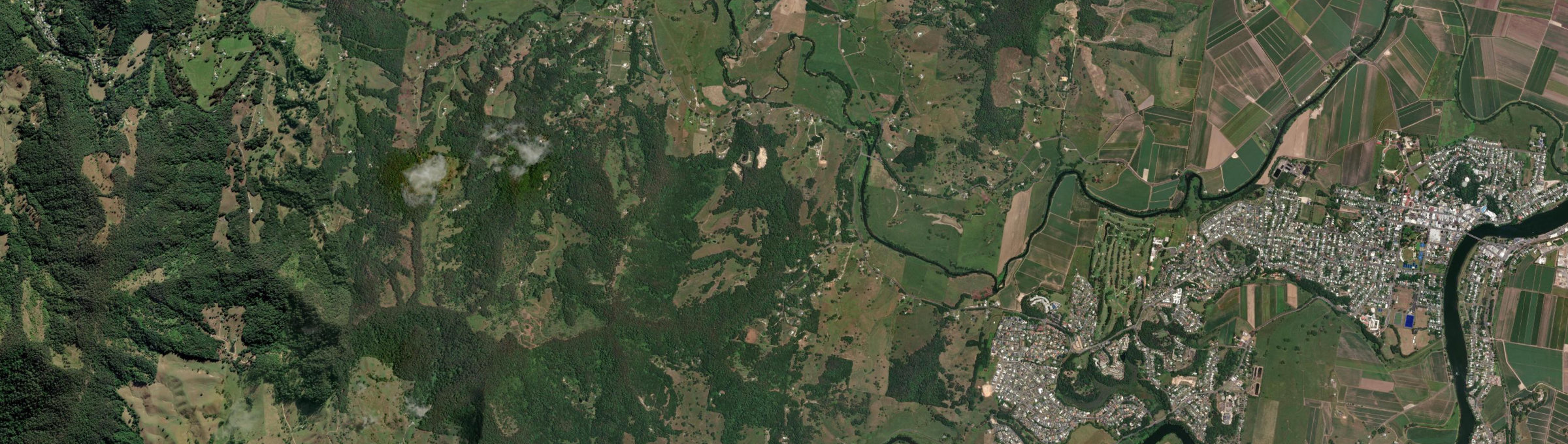 Aerial view of North Arm (NSW), NSW