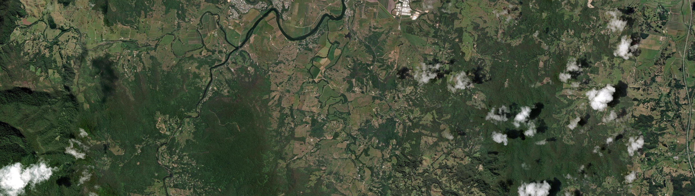 Aerial view of Dunbible, NSW