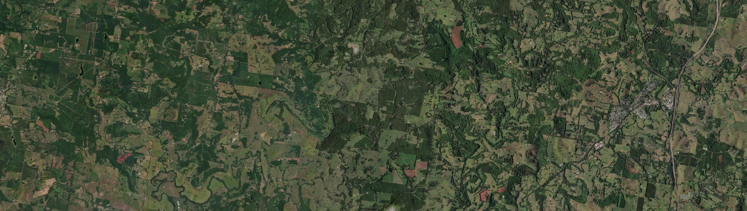 Aerial view of Eureka (NSW), NSW