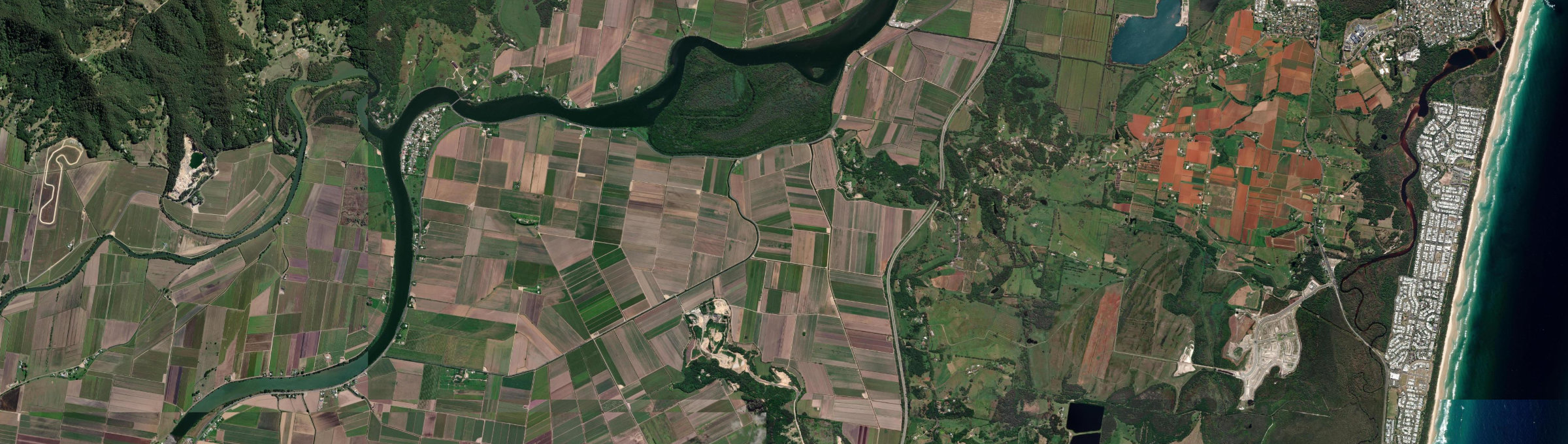 Aerial view of Stotts Creek, NSW