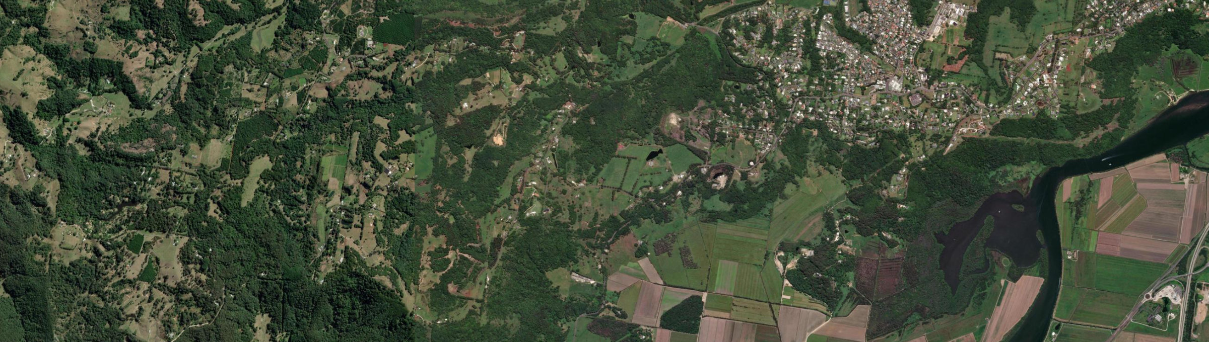 Aerial view of Bungalora, NSW