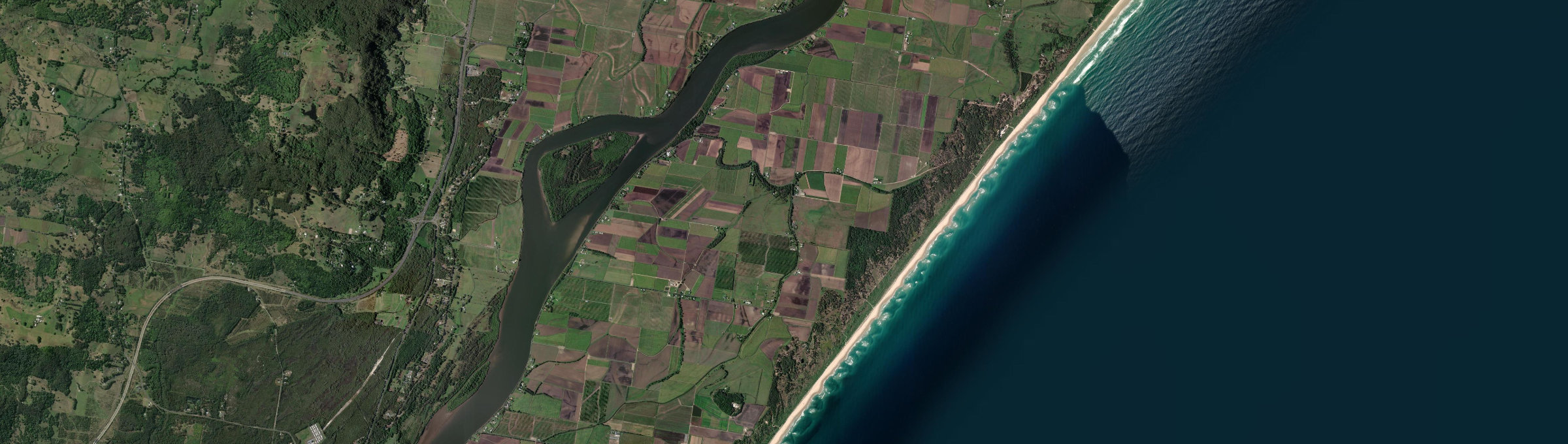Aerial view of Empire Vale, NSW