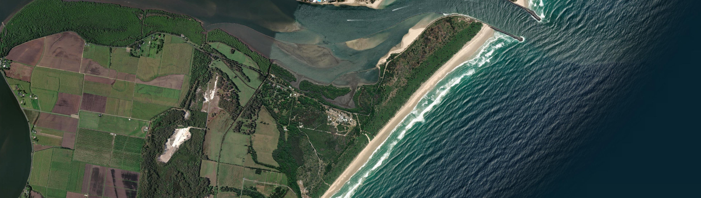 Aerial view of South Ballina, NSW