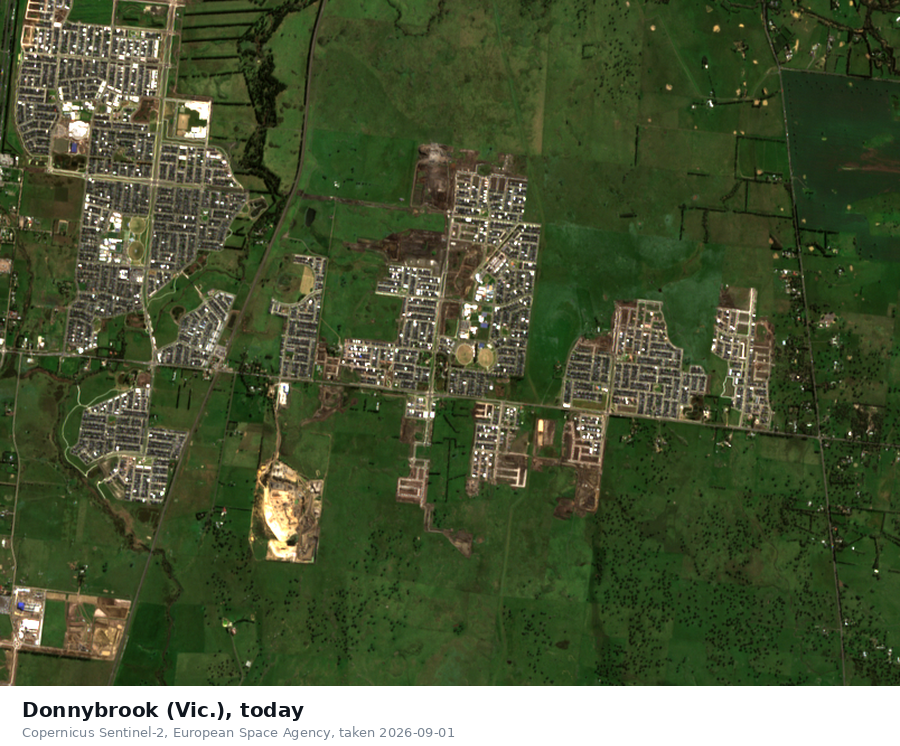 Donnybrook from space in 2026