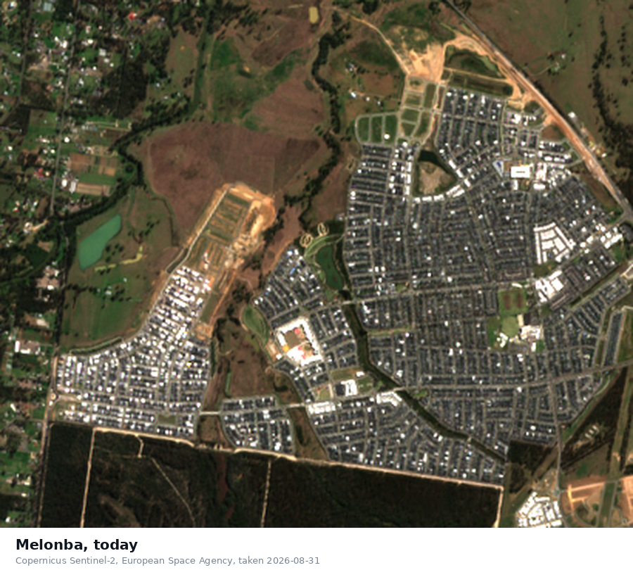 Melonba from space in 2026