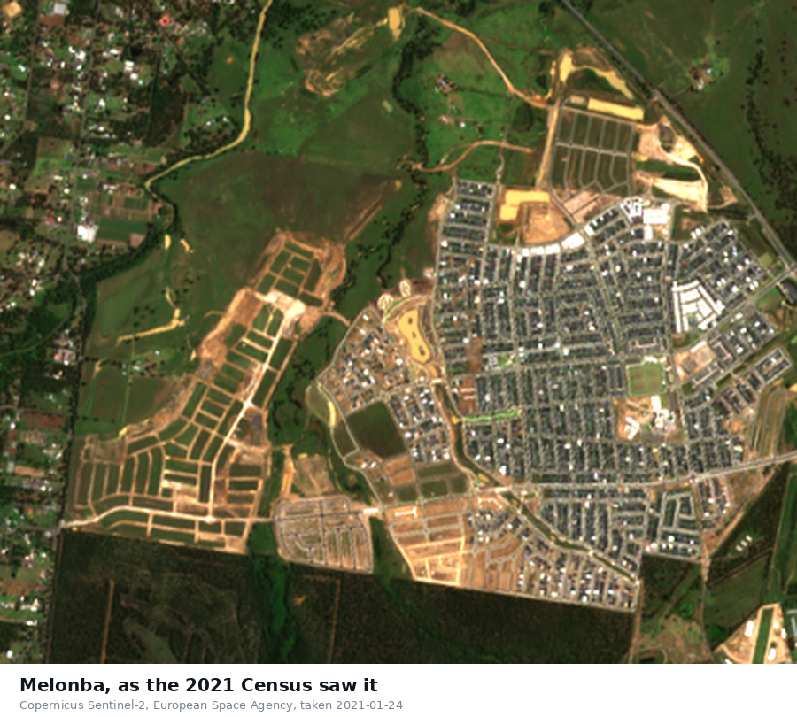Melonba from space in 2021