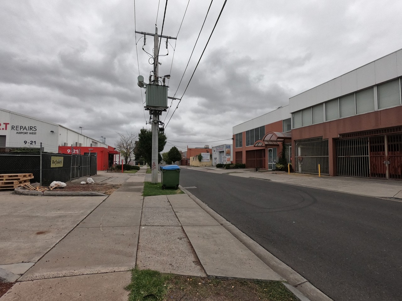 Airport West, VIC, Industrial buildings along a quiet street