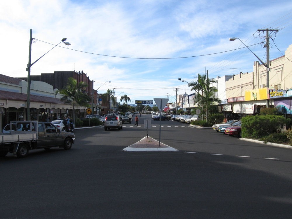 Casino, NSW, Intersection of two main commercial streets