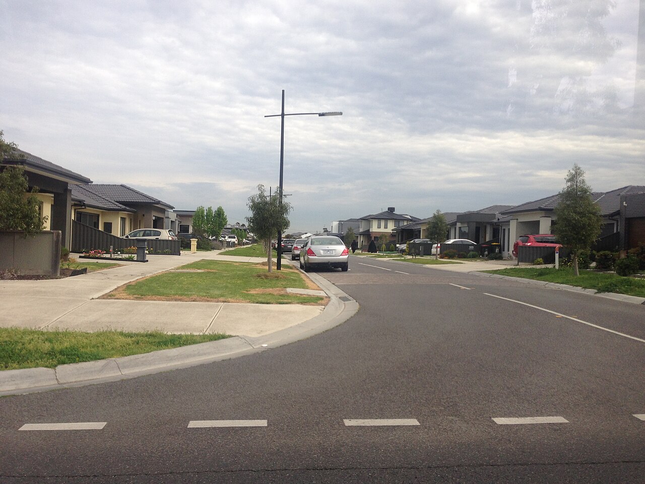 Craigieburn, VIC, Modern homes lining quiet, suburban streets near parks