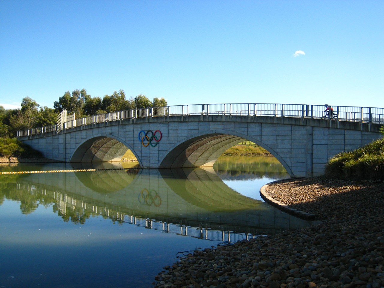 Cranebrook, NSW, Olympic bridge over Nepean River
