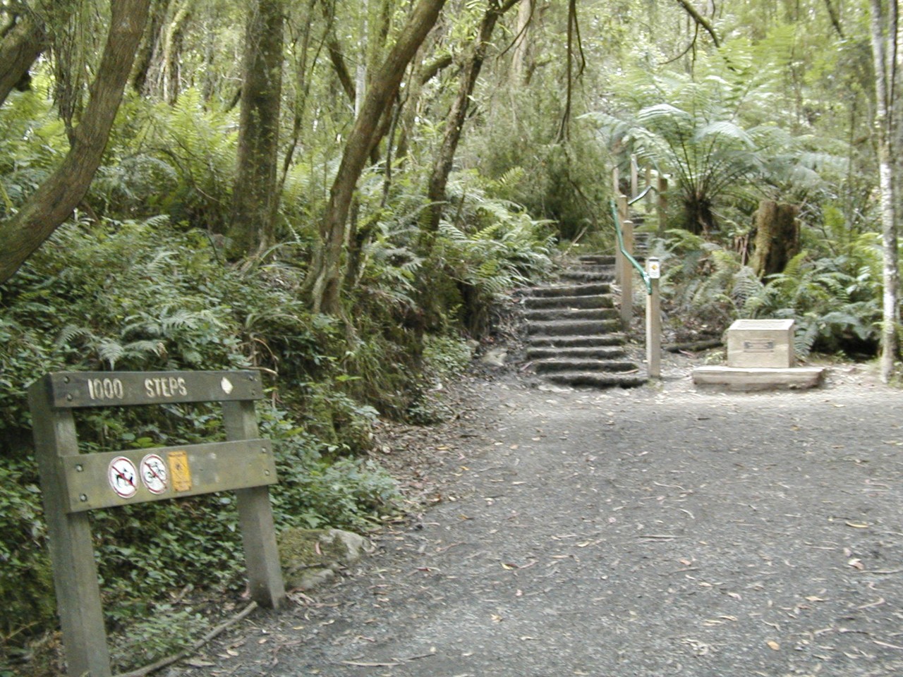 Ferntree Gully, VIC, Entrance to the 1000 Steps Kokoda Track