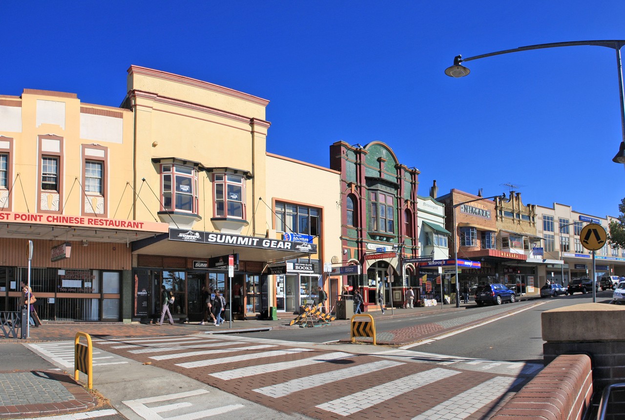 Katoomba, NSW, Federation-era buildings along the main street