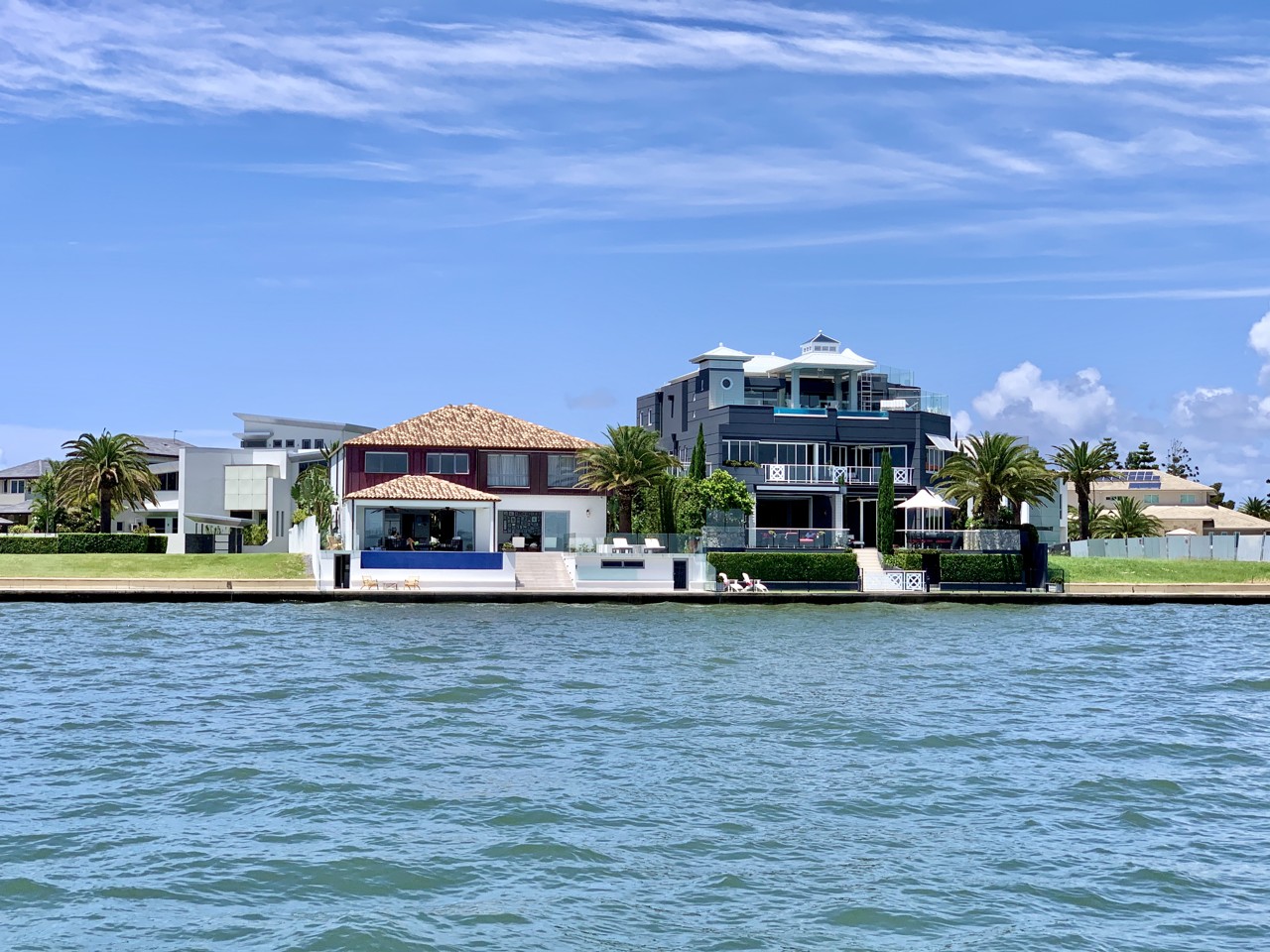 Paradise Point, QLD — Waterfront houses along a canal