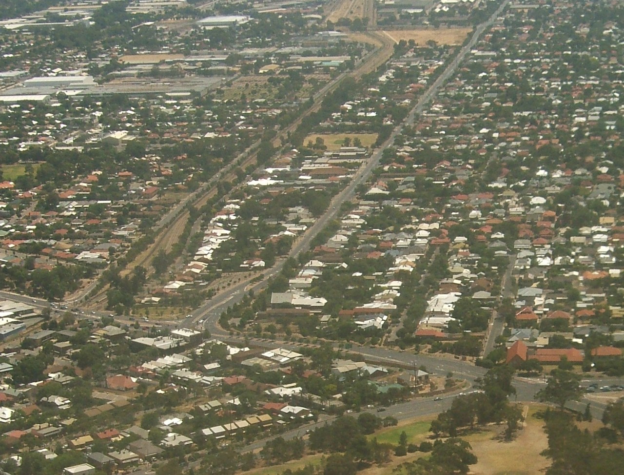 Prospect, SA, Aerial view of suburban streets and housing
