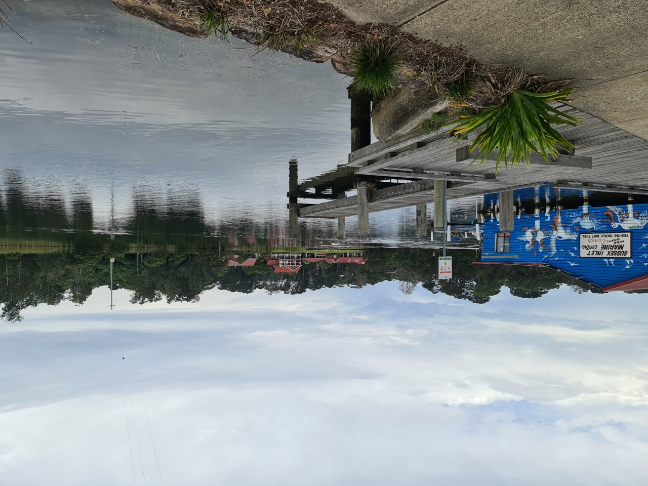 Sussex Inlet, NSW, Boat ramp beside the calm waterway