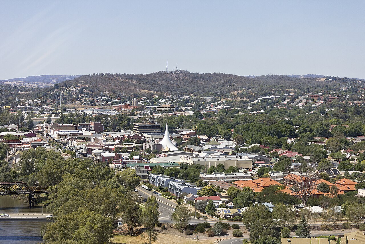 Wagga Wagga, NSW, Cityscape featuring the Wagga Wagga Civic Theatre