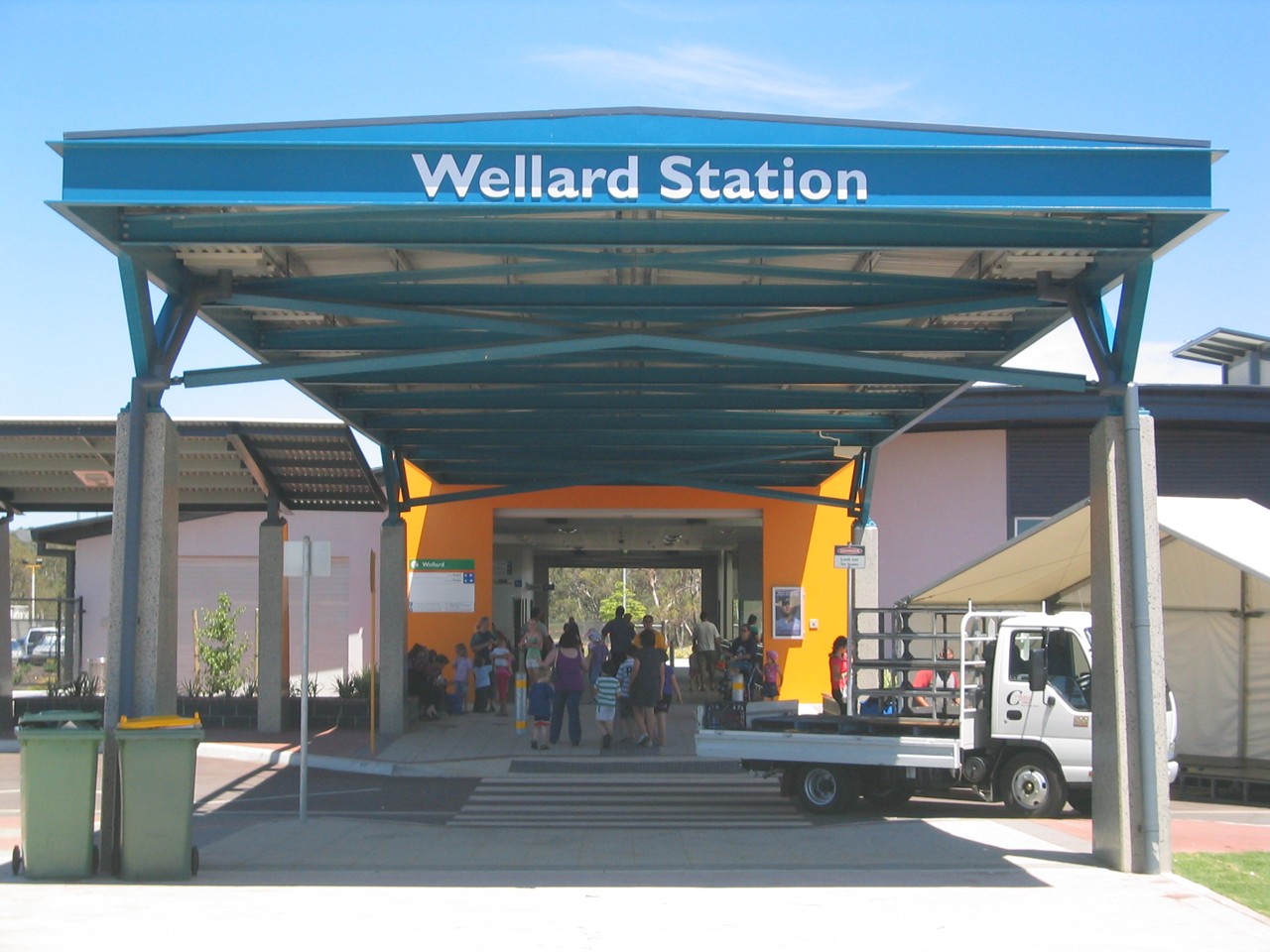 Wellard, WA — Entrance to Wellard Station with people nearby