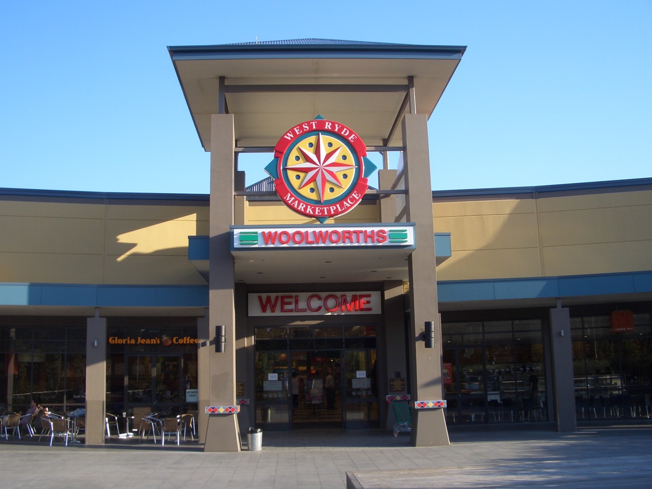 West Ryde, NSW, Entrance to West Ryde Marketplace shopping centre