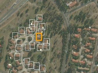 34/41 Ern Florence Cr, Theodore ACT from above, 2014