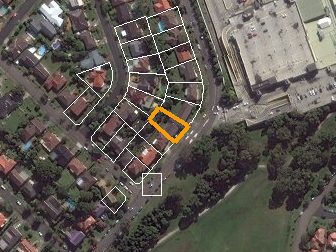 99 Lexington Pde, Adamstown Heights NSW from above, 2014