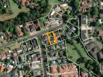 23 Lindsay St, Baulkham Hills NSW from above, 2026