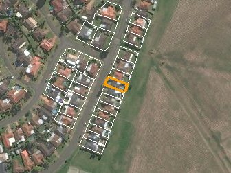 28 Carnarvon St, Bow Bowing NSW from above, 2014