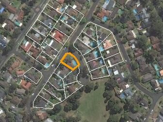14 Dresden Ave, Castle Hill NSW from above, 2014