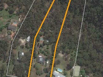 8 Edgecliff Rd, Glenhaven NSW from above, 2014
