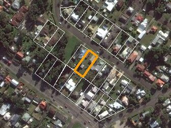 12 Bancroft St, Glendale NSW from above, 2014