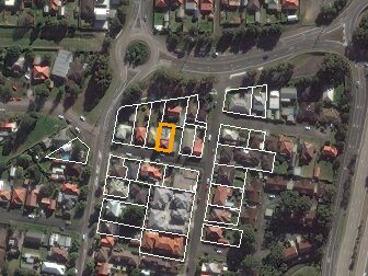 8 Forrest St, Jesmond NSW from above, 2014
