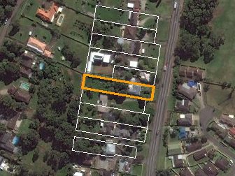 149 Macquarie Rd, Macquarie Hills NSW from above, 2014