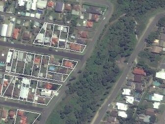 19 Allard Street, Redhead NSW from above, 2014