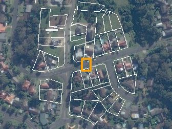55 Branch Ave, Figtree NSW from above, 2014