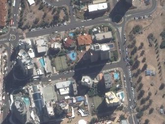 1 Albert Ave, Broadbeach QLD from above, 2014