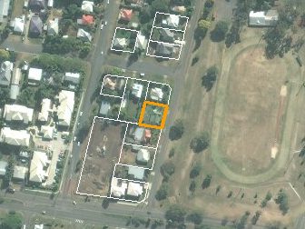 4 Lion St, Ipswich QLD from above, 2014