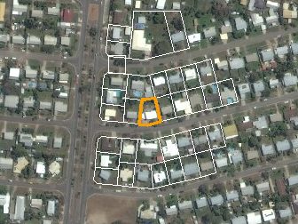 27 Ives St, Kirwan QLD from above, 2014