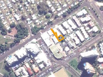 15 Cotton Tree Pde, Maroochydore QLD from above, 2014
