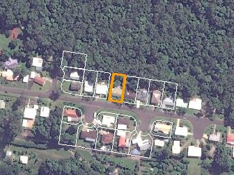 19 Spring Myrtle Ave, Nambour QLD from above, 2014