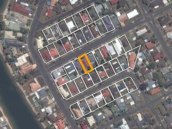 54 Twelfth Ave, Palm Beach QLD from above, 2014