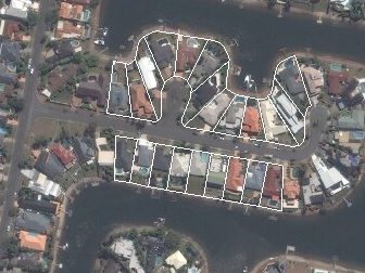 13 Saywell Street, Bundall QLD from above, 2014