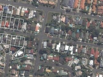 158 Bamboo Avenue, Benowa QLD from above, 2014