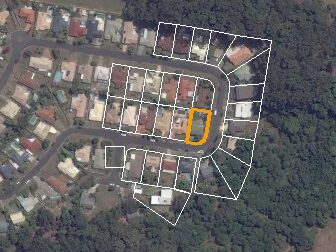 43 Wilkinson Cr, Currumbin Waters QLD from above, 2014